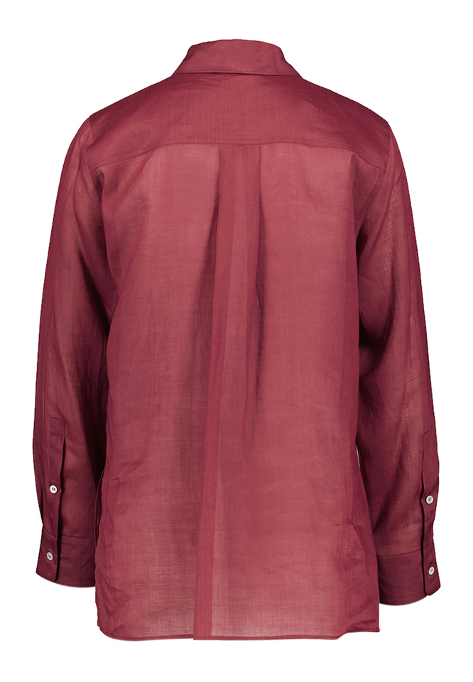 Bordeaux bloes met korte split aan beide kanten Agamia Marella 