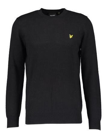 Zwarte trui met merklogo Lyle & Scott