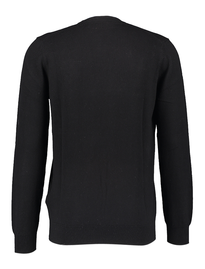 Zwarte trui met merklogo Lyle & Scott