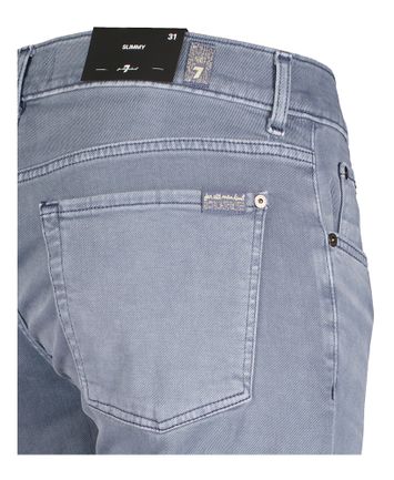Grijs/blauwe slim fit jeans Slimmy For All Mankind 