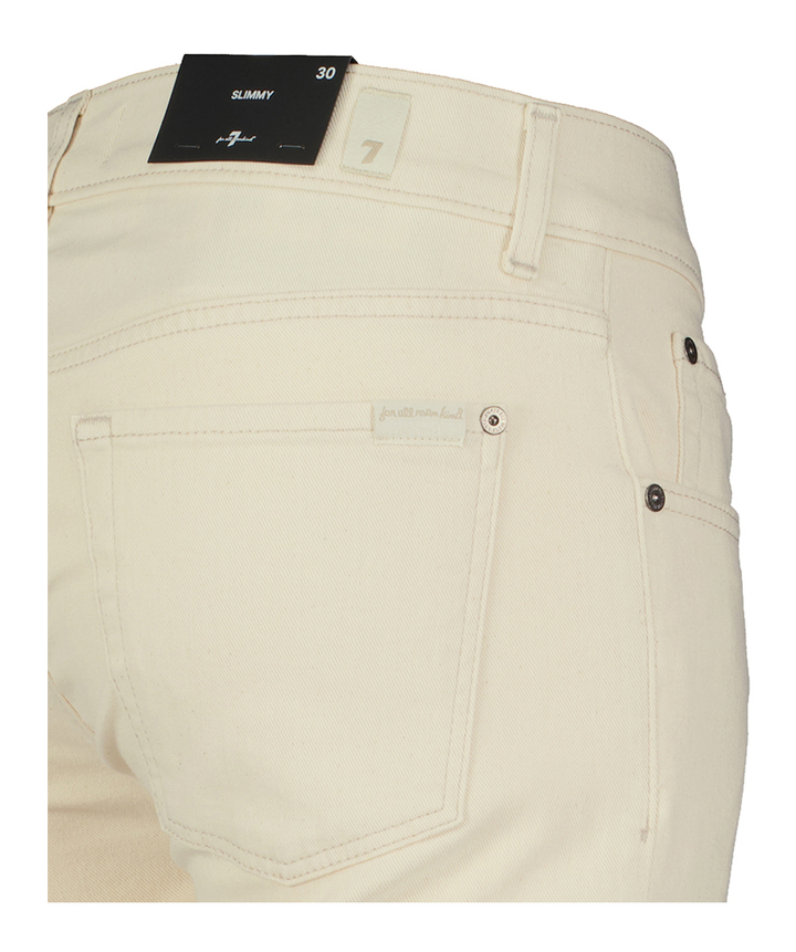 Ecru slim fit jeans Slimmy For All Mankind
