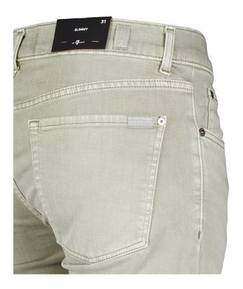 Beige/kaki slim fit jeans slimmy For All Mankind 
