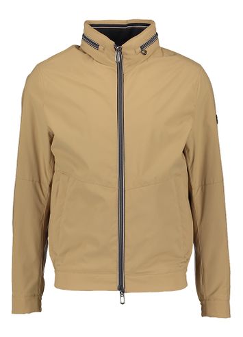 Camelkleurige jas met uitritsbare rits Bugatti