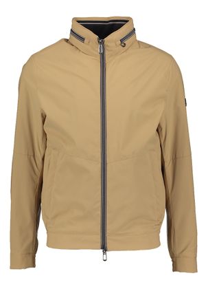 Bugatti Camelkleurige jas met uitritsbare rits