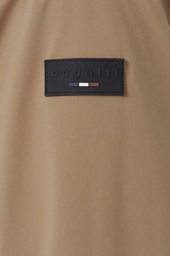 Camelkleurige jas met uitritsbare rits Bugatti
