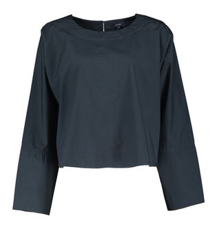 Soeur Donkerblauwe korte oversized bloes Armand