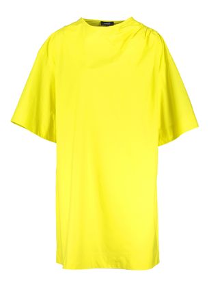 Soeur Gele oversized katoenen hemdjurk Delight