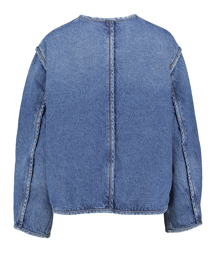 Blauwe jeansjas met knobbel sluiting Agatha Soeur