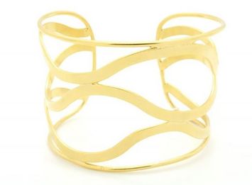 Gouden armband met golfen Taim