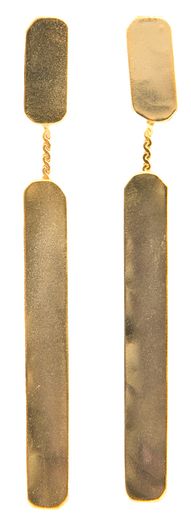 Gouden oorbellen in staaf Taim Creations