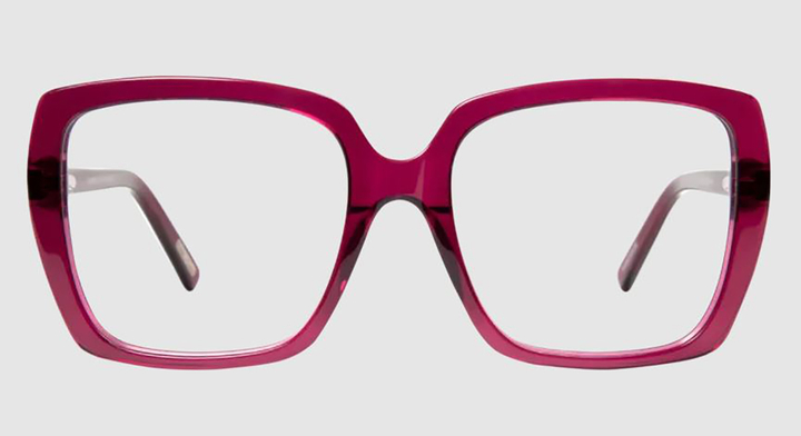 Grown up red  bril eyedentitiy Frank And Lucie