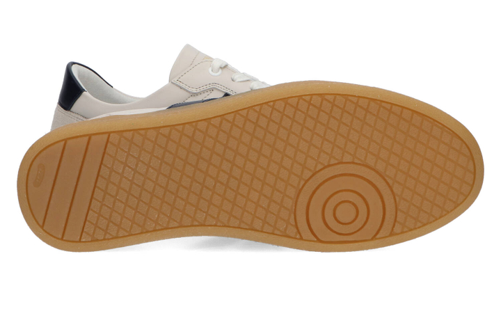 White navy lage sneakers National Stand