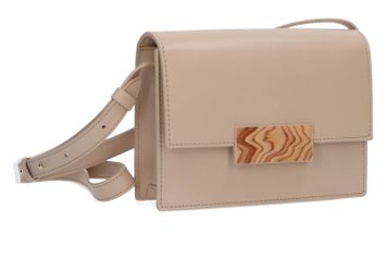 Taupe handtas Enza small Atelier Content 