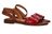 Roodkleurige sandalen in lak Les Venues
