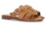 Whiskey brown slippers Les Venues
