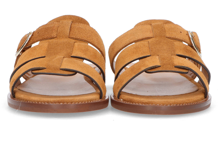 Whiskey brown slippers Les Venues