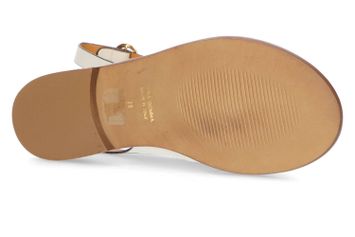 Beige lederen sandalen Les Venues