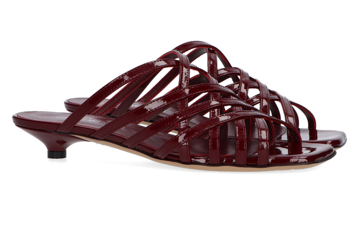 Vernice burgundy instapper met hak Hardy Rotta