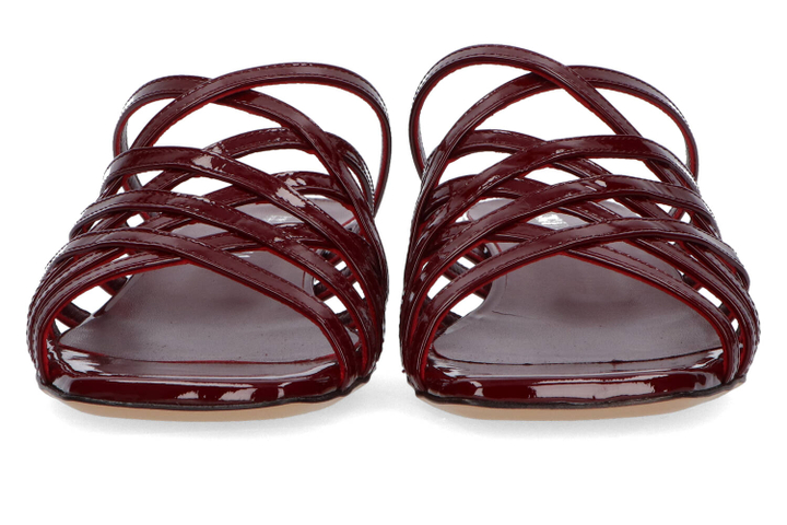 Vernice burgundy instapper met hak Hardy Rotta