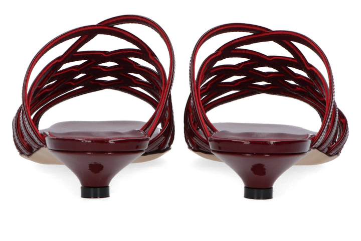 Vernice burgundy instapper met hak Hardy Rotta