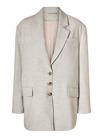 Beige blazer met knopen Selected Femme 