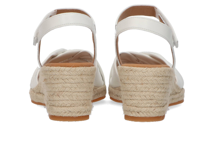 Wit sandalen met sleehak Gabor