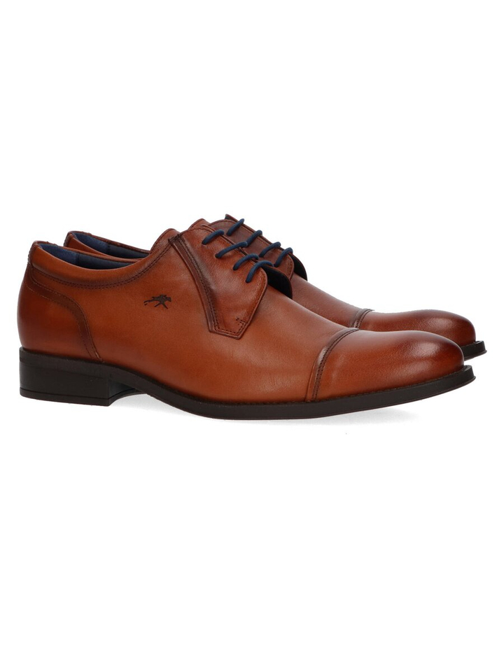 Memory cuero lage geklede schoenen Fluchos