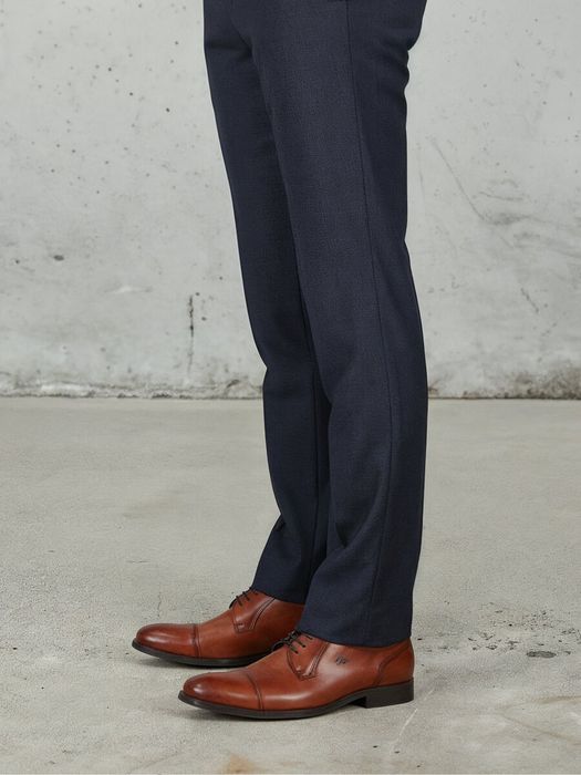 Memory cuero lage geklede schoenen Fluchos