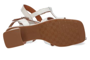 Witte sandalen met blokhak Lodi