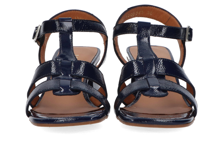 Blauwe sandalen met blokhak Lodi