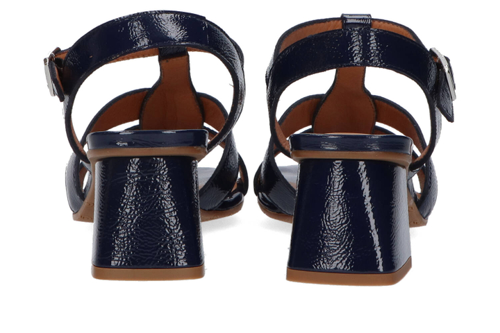 Blauwe sandalen met blokhak Lodi