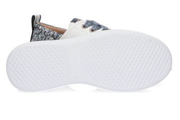 White avio lage sneakers met strass Alexander Smith 