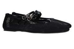 Rotta Mesh black ballerina Sybille 