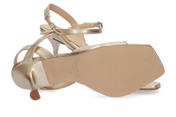 Gouden sandalen met hak Jada March 23