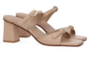 March 23 Beige sandaal met blokhak Dani