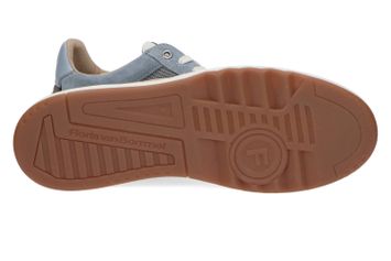 Light blue en light brown lage sneakers Floris Van Bommel