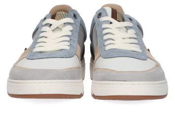 Light blue en light brown lage sneakers Floris Van Bommel