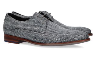 Floris Van Bommel Black combi klassieke veterschoenen