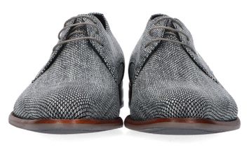 Black combi klassieke veterschoenen Floris Van Bommel