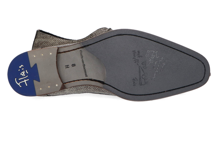 Taupe kleurige klassieke veterschoenen Floris Van Bommel