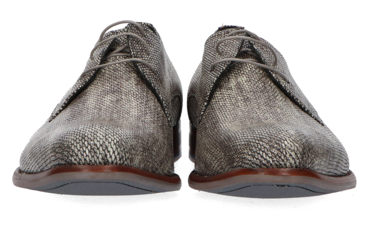 Taupe kleurige klassieke veterschoenen Floris Van Bommel