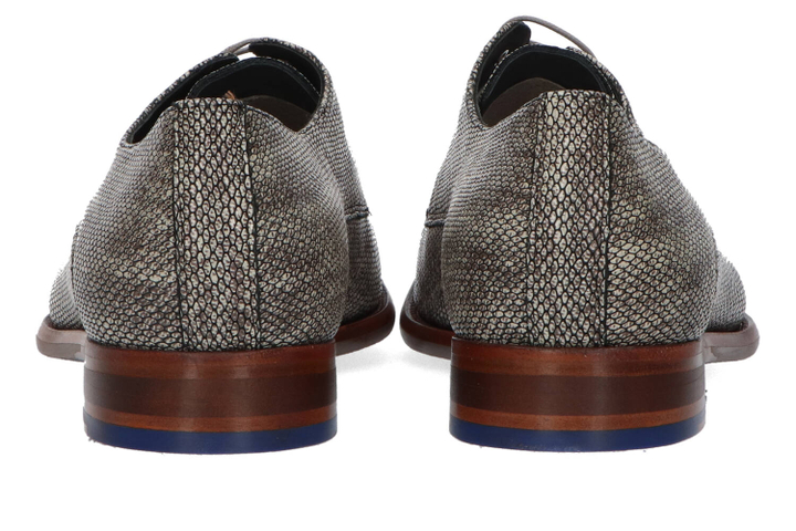 Taupe kleurige klassieke veterschoenen Floris Van Bommel
