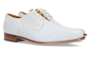 Floris Van Bommel Grijskleurige klassieke veterschoenen
