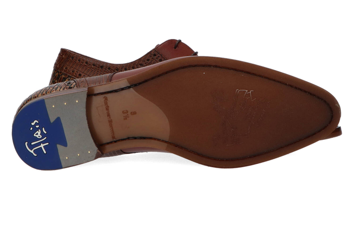 Cognac kleurige klassieke veterschoenen Floris Van Bommel