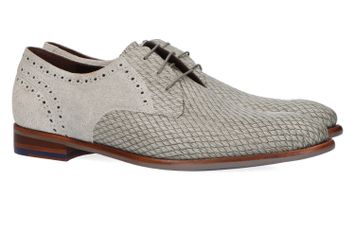 Light grey klassieke veterschoenen Floris Van Bommel