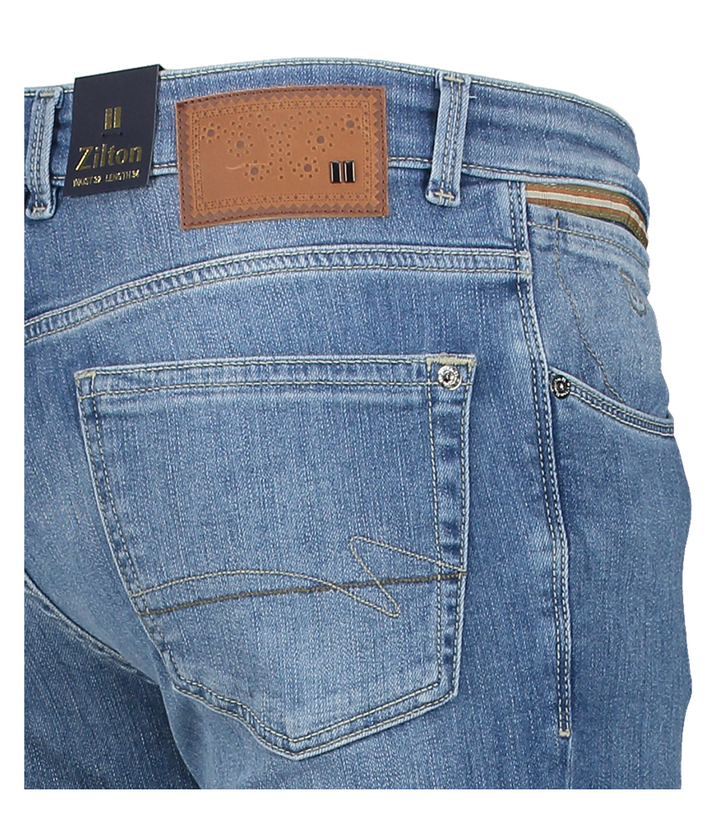 Blauwe slim fit jeans Roy Zilton