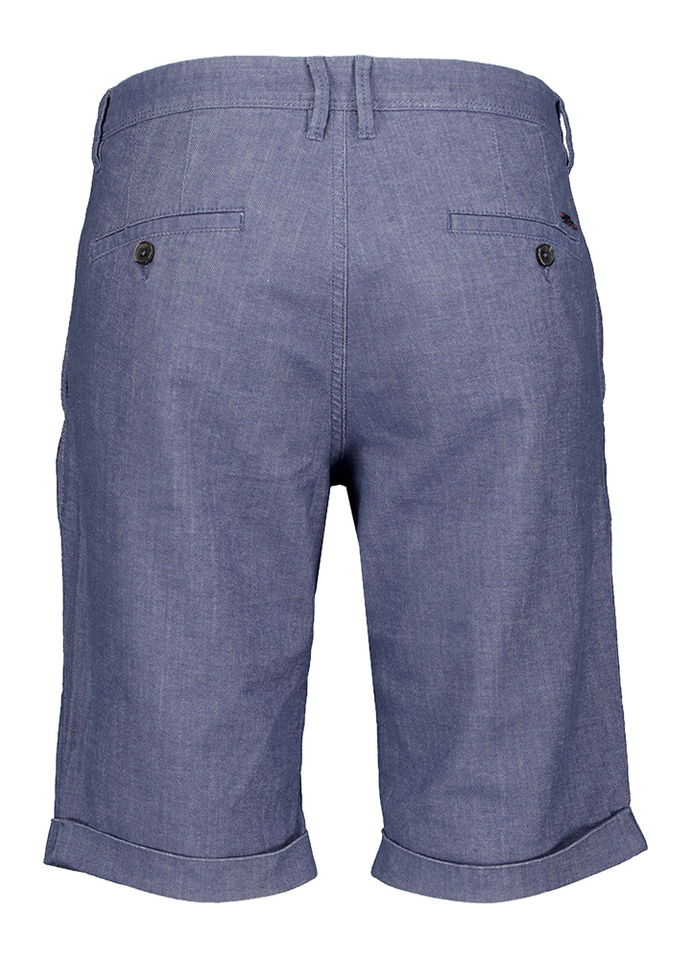 Blauwe short regular fit Klint Zilton