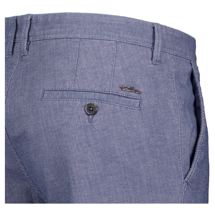 Blauwe short regular fit Klint Zilton