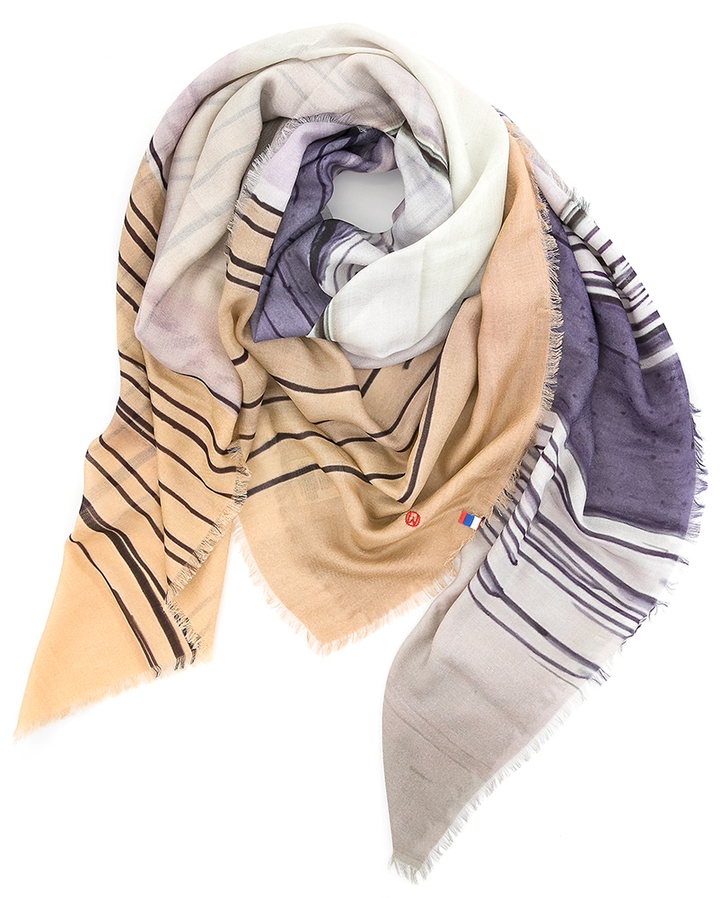 Ela purple haze sjaal Talking Walls