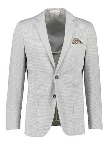 Grijze blazer met ruitmotief Seven Dials 